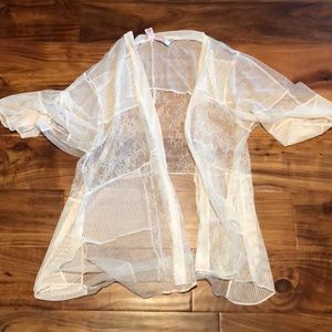 Cute and sexy ivory lingerie top